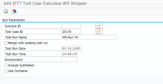 Screen wrapper for the Int4 Suite test case execution API