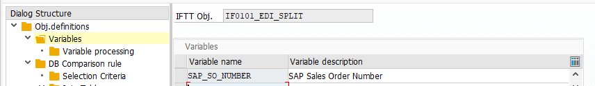 Example 2 - Substitution of the document number for test type SAP ...
