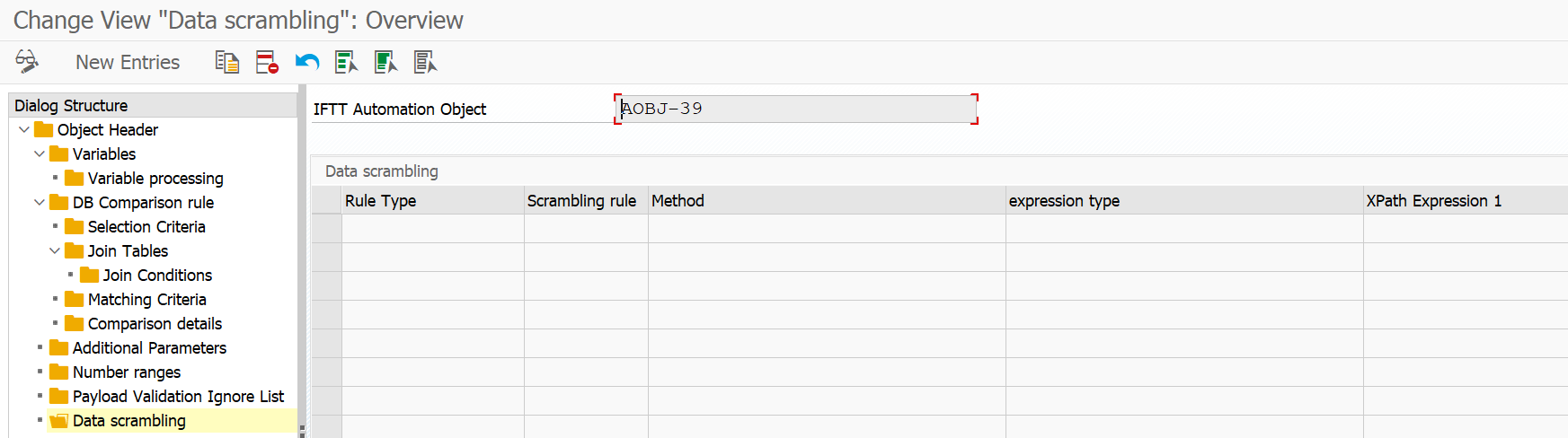 Legacy SAP GUI Access - Data Scrambling
